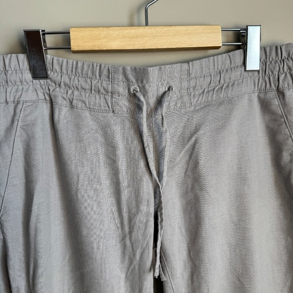MEC Women's HEMP Capri Jogger Pants Gray Size 6 Cuffed Ankles‎ Pockets - Picture 5 of 12